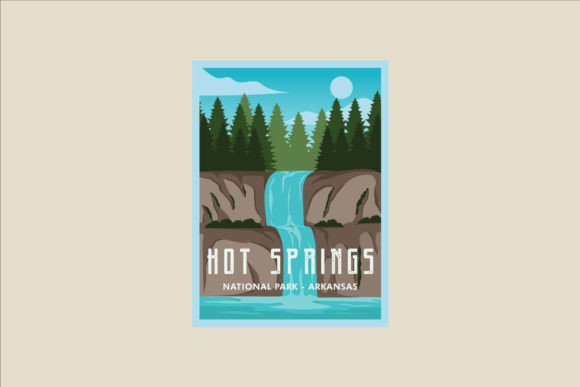 Arkansas Hot Springs Poster Vector: A Strategic Asset for Creative and Business Workflows