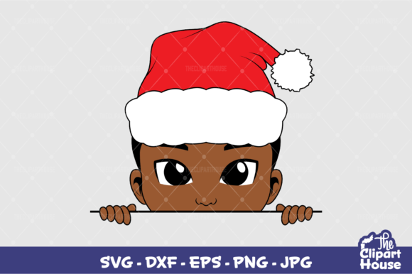 Christmas Boy Peeking: The Ultimate Digital Asset for Festive Crafting and Small Business Design