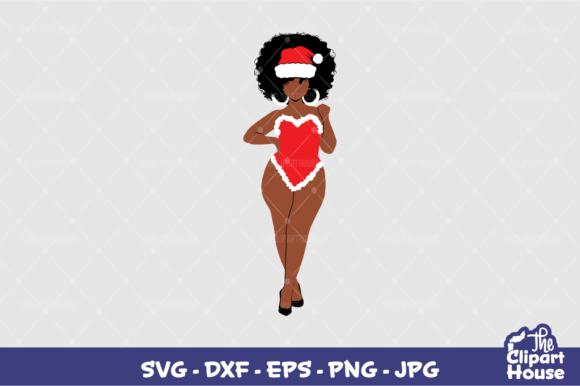 Christmas Pin Up Woman: A Versatile Asset for Modern Crafting and Design