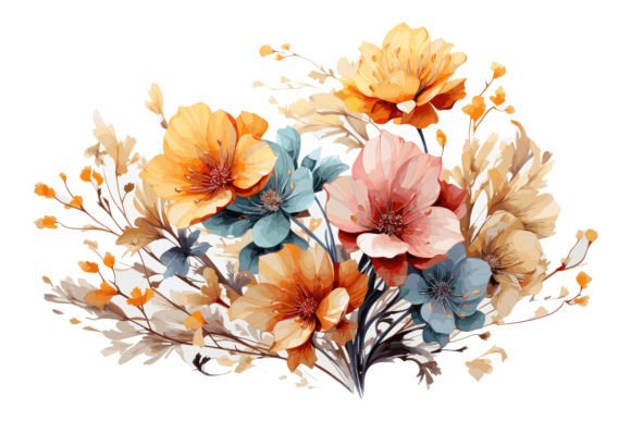 Elevating Creative Workflows with the New Watercolor Floral Design Vector Collection
