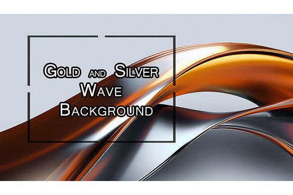 Gold and Silver Wave Background: Elevating Your Visual Projects with Precision
