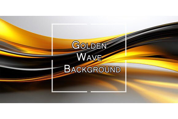 Golden Wave Background: Elevating Your Visual Identity with Premium Digital Assets