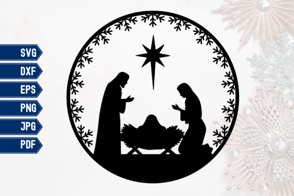 Round Nativity Scene SVG Digital Clipart: The Ultimate Guide to Creating Meaningful Christmas Crafts