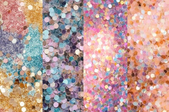 Sparkle Glitter Digital Papers: Elevate Your Creative Projects with Premium AI-Generated Textures