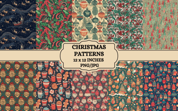 Unlocking Creativity with Cute Christmas Patterns Digital Paper