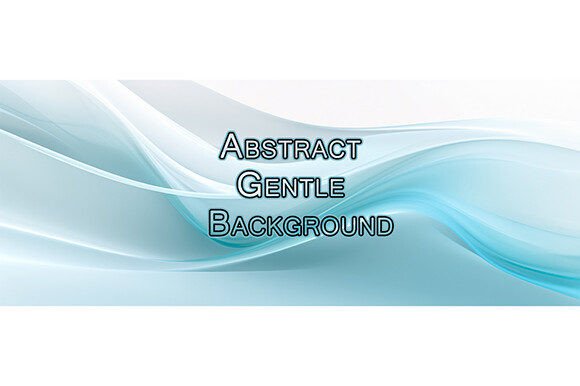 Unlocking the Potential of Abstract Gentle Background with White and Light Blue Flow