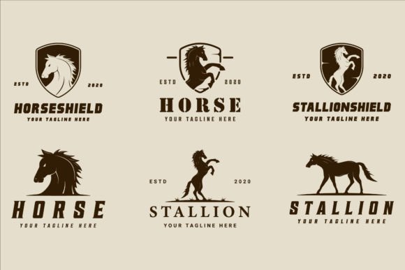 Unlocking the Power of Vintage Horse Silhouette Vector Bundles for Modern Design